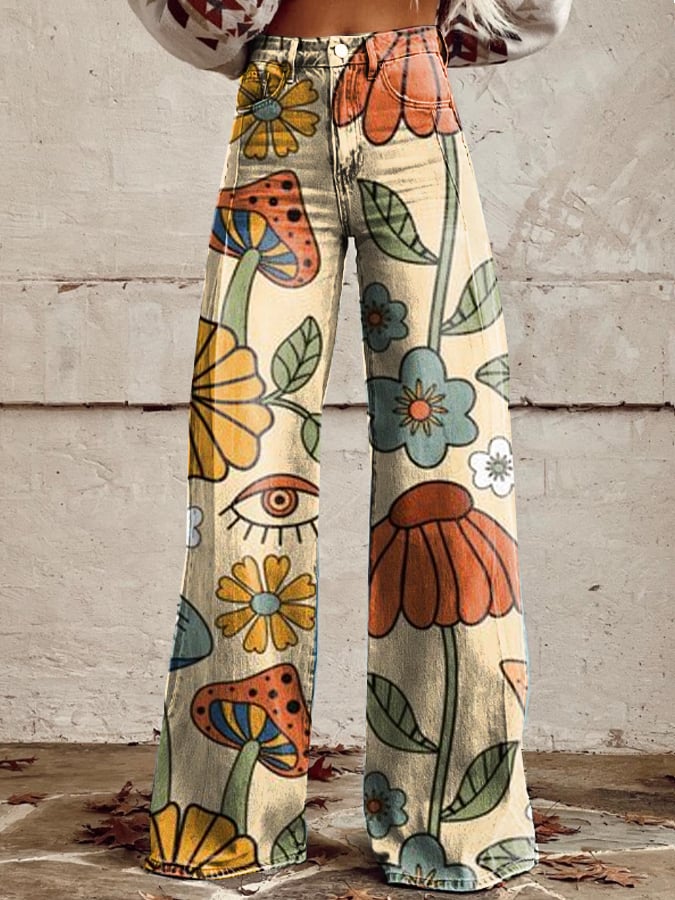Giana | Vintage flared pants for bold elegance