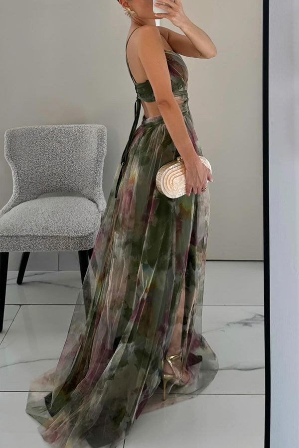 Carola | Enchanting Floral Maxi Dress