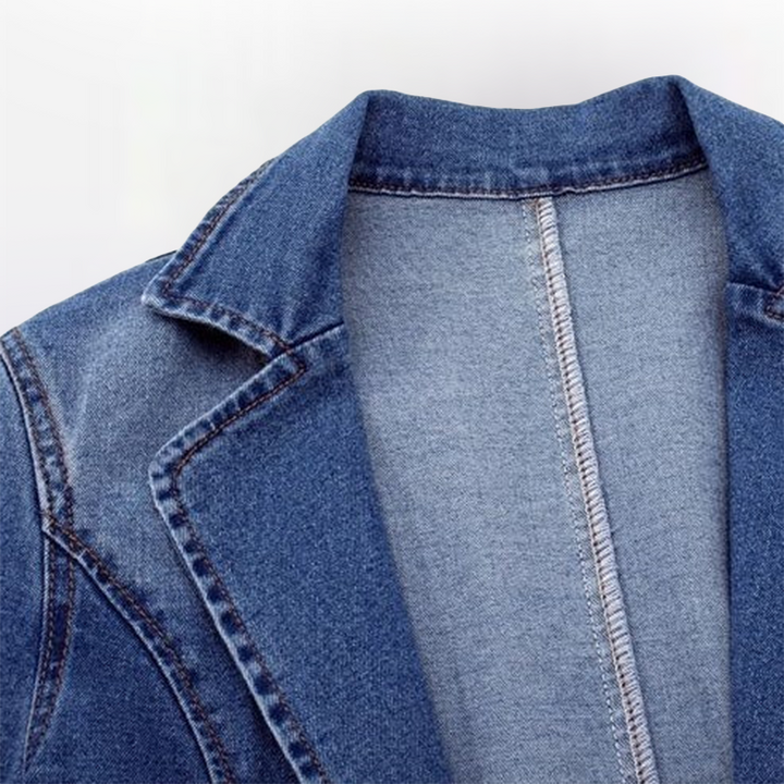 Aelin | Classic Denim Blazer