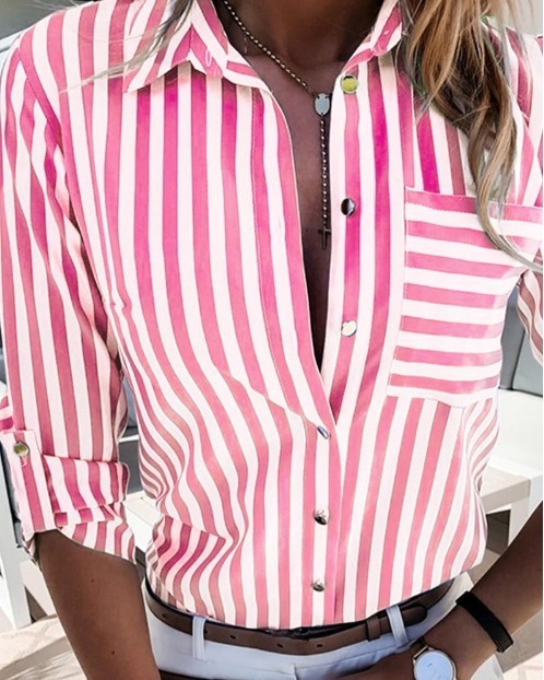 Calyne | Stylish striped blouse