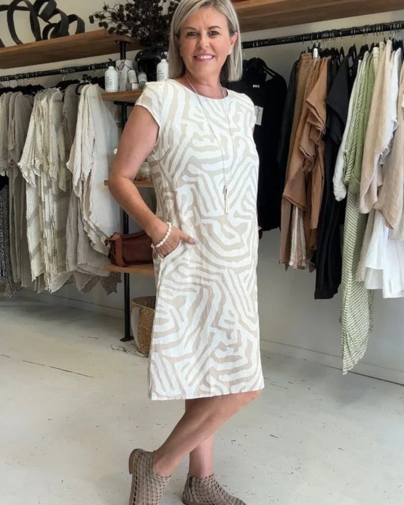 Nelia | Summer Dress with Round Neck