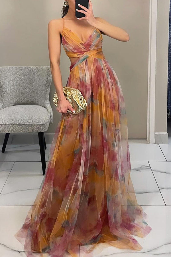 Carola | Enchanting Floral Maxi Dress