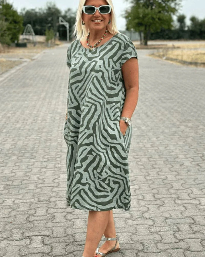 Nelia | Summer Dress with Round Neck