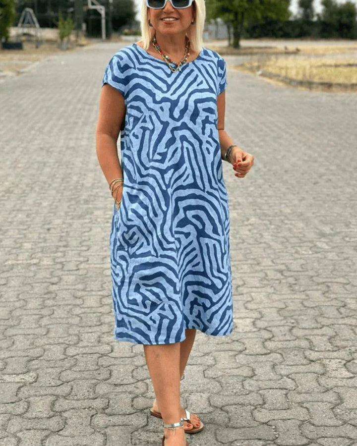 Nelia | Summer Dress with Round Neck