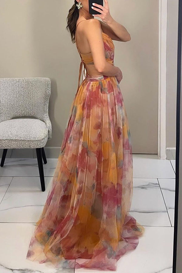 Carola | Enchanting Floral Maxi Dress