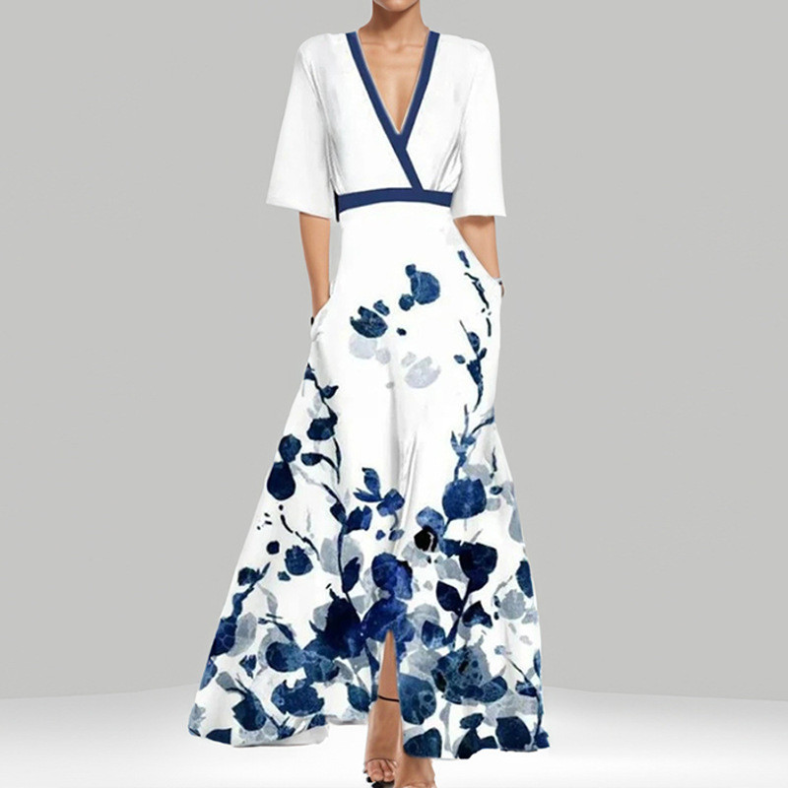 Carlota | Floral Elegance Maxi Dress