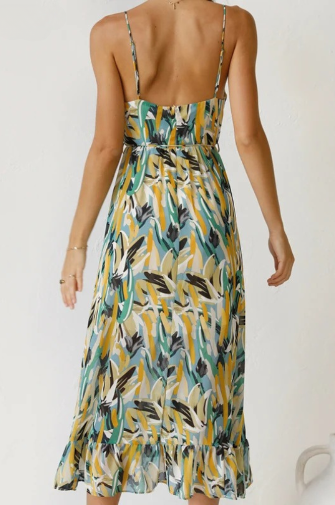 Chiara | Vibrant Mid-Length Dress