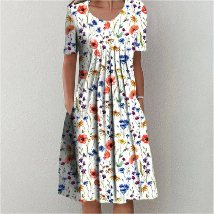 Sofia | Stylish and Casual Floral Dress with Pockets
