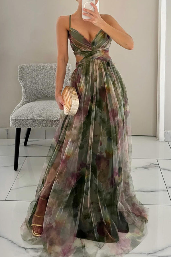 Carola | Enchanting Floral Maxi Dress
