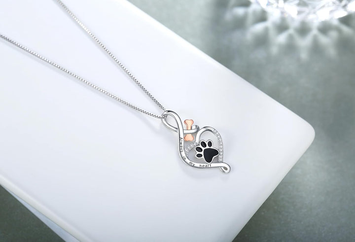 ALWAYS IN MY HEART PENDANT NECKLACE
