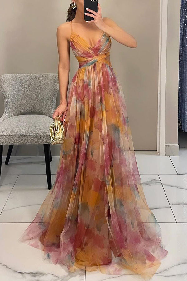 Carola | Enchanting Floral Maxi Dress