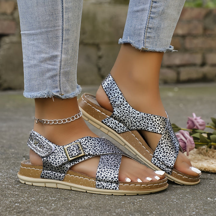 Ivy™ Cross-Strap Roman Sandals
