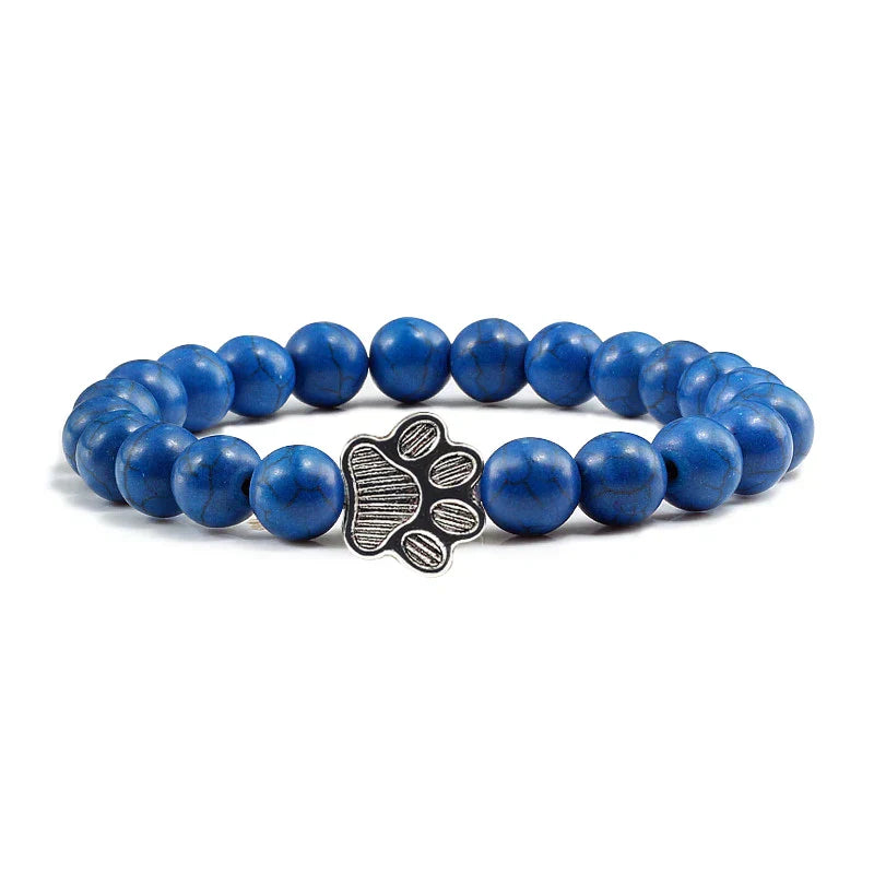 BEADED PAW BRACELET