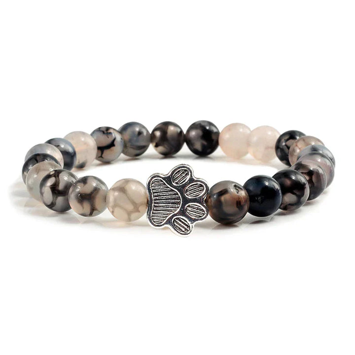 BEADED PAW BRACELET