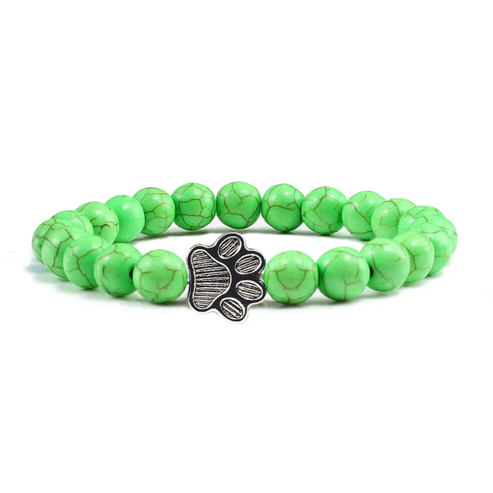 BEADED PAW BRACELET