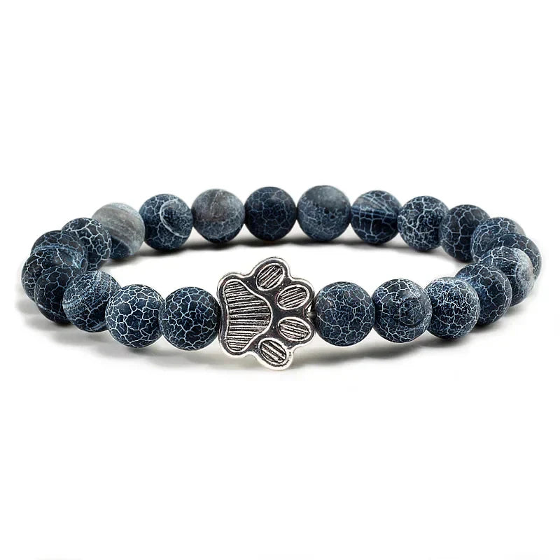 BEADED PAW BRACELET