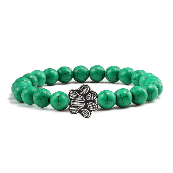 BEADED PAW BRACELET