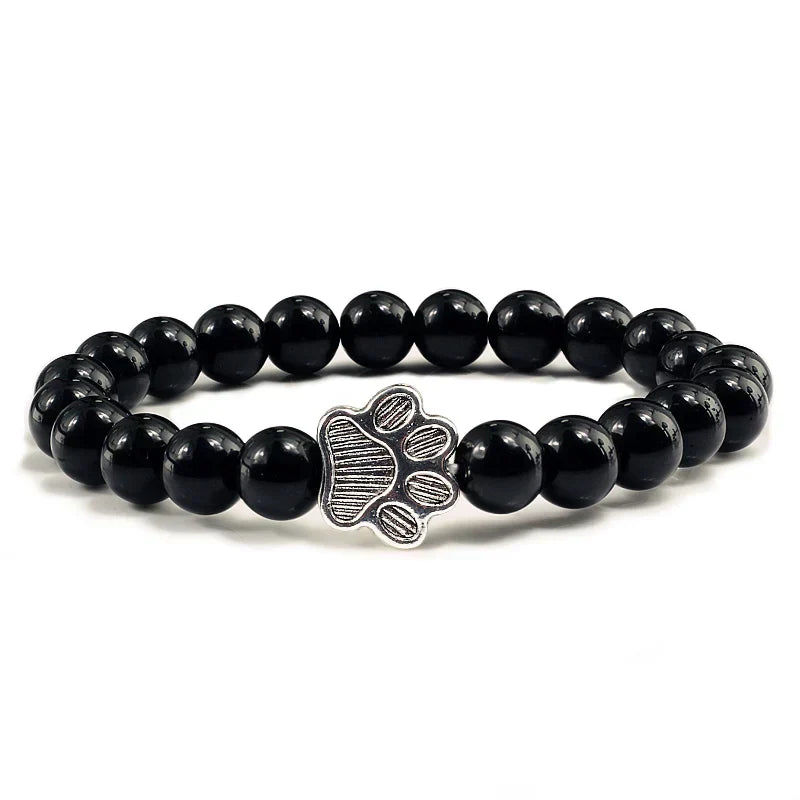 BEADED PAW BRACELET
