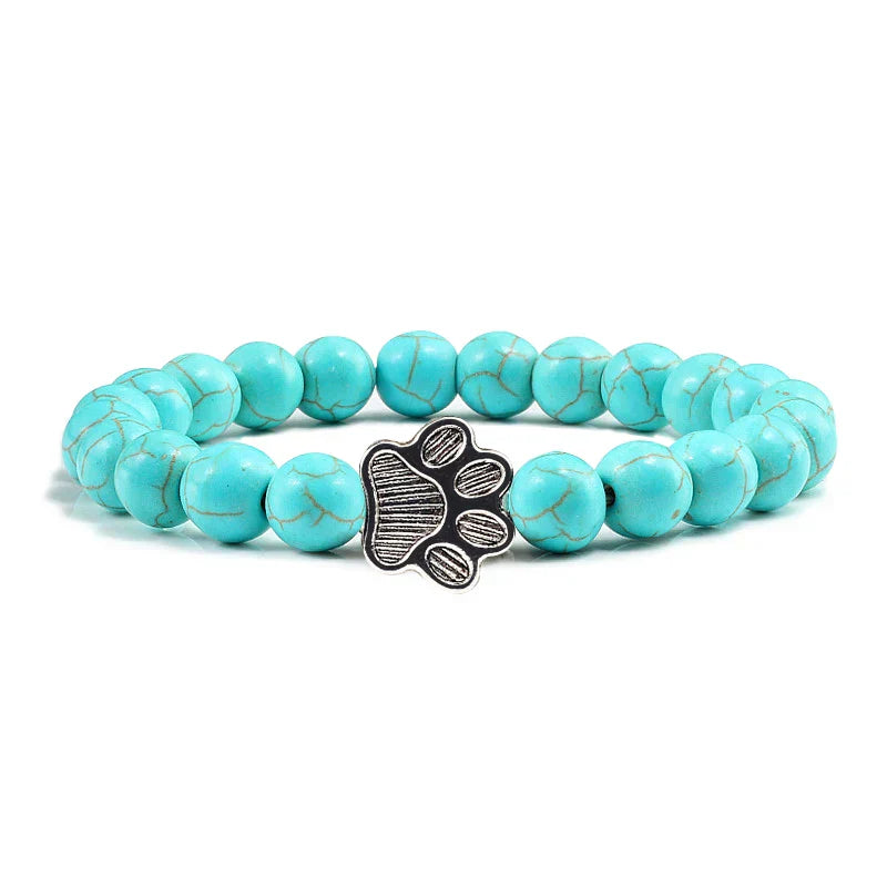 BEADED PAW BRACELET