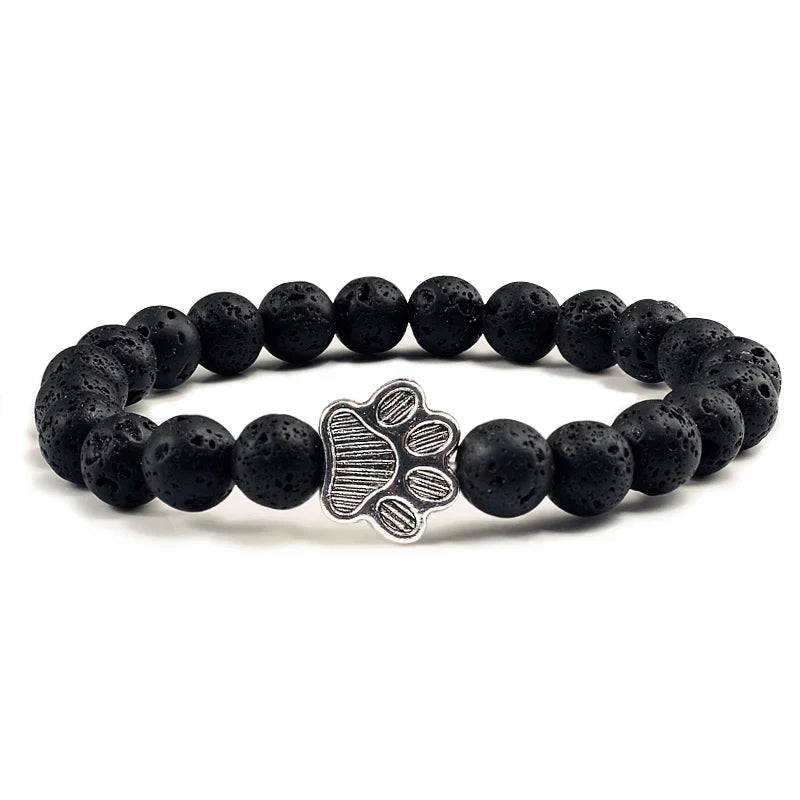 BEADED PAW BRACELET