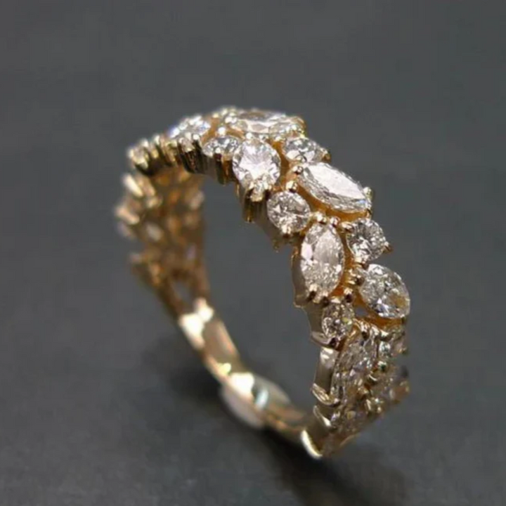 Vintage Bright Golden Ring