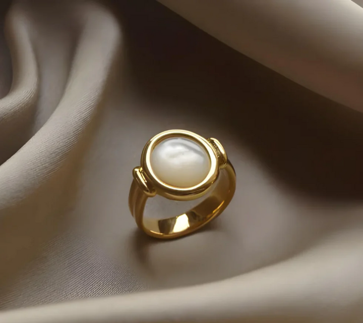 ELEGANT ALL PEARL RING
