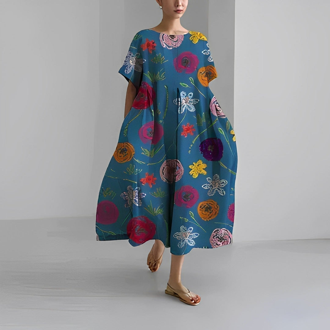 Amalia - Gorgeous Floral Women Dress