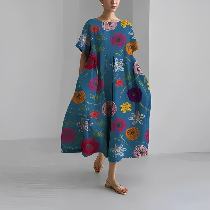 Amalia - Gorgeous Floral Women Dress