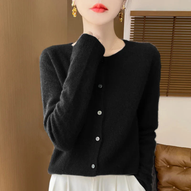 Aline - Cozy Cashmere Cardigan