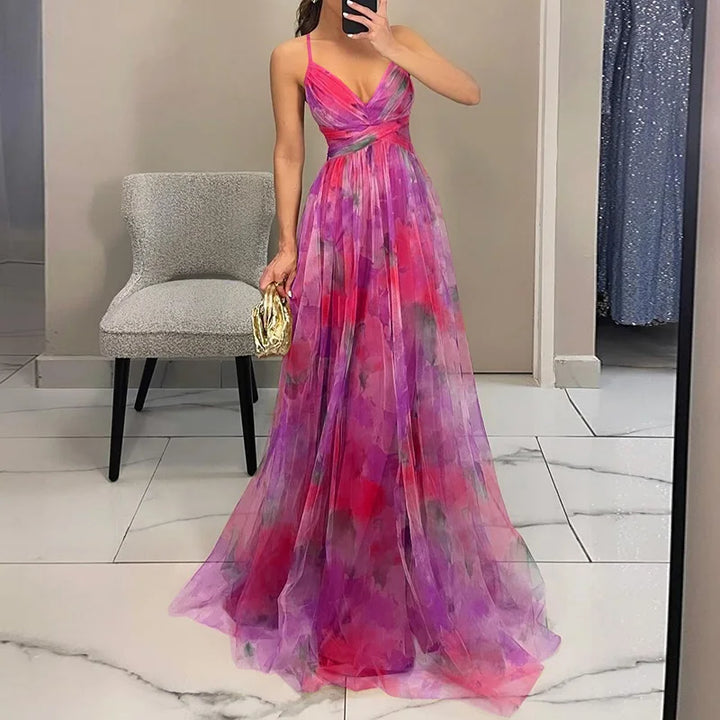 Carola | Enchanting Floral Maxi Dress