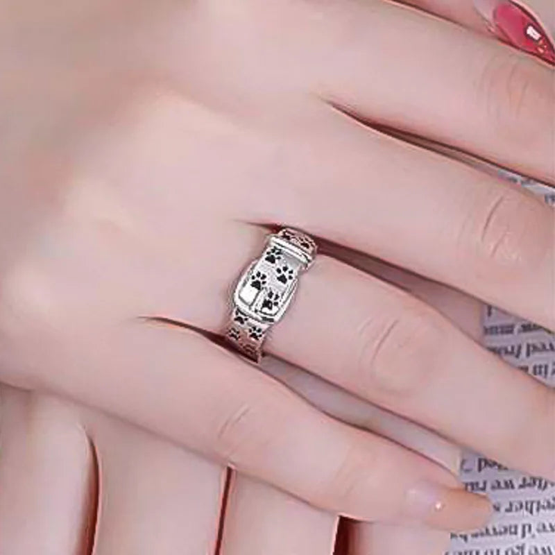 DOG-INSPIRED COLLAR RING
