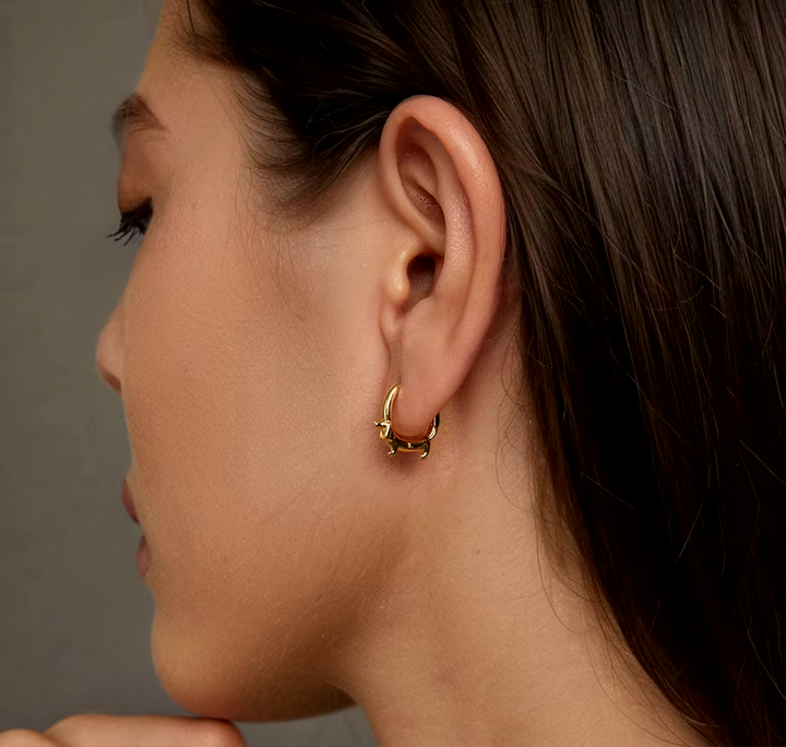PRECIOUS DACHSHUND HOOPS