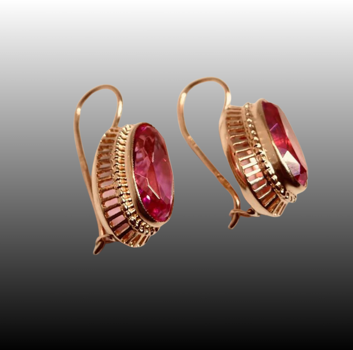 Vintage Rose Gold Earrings