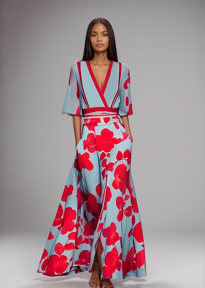 Carlota | Floral Elegance Maxi Dress