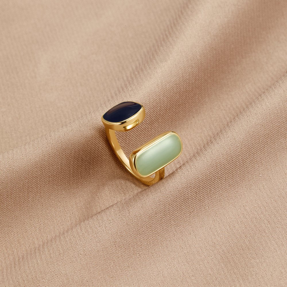 Aquamarine Wrap Elegant Ring