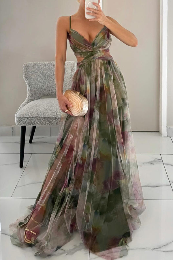 Carola | Enchanting Floral Maxi Dress