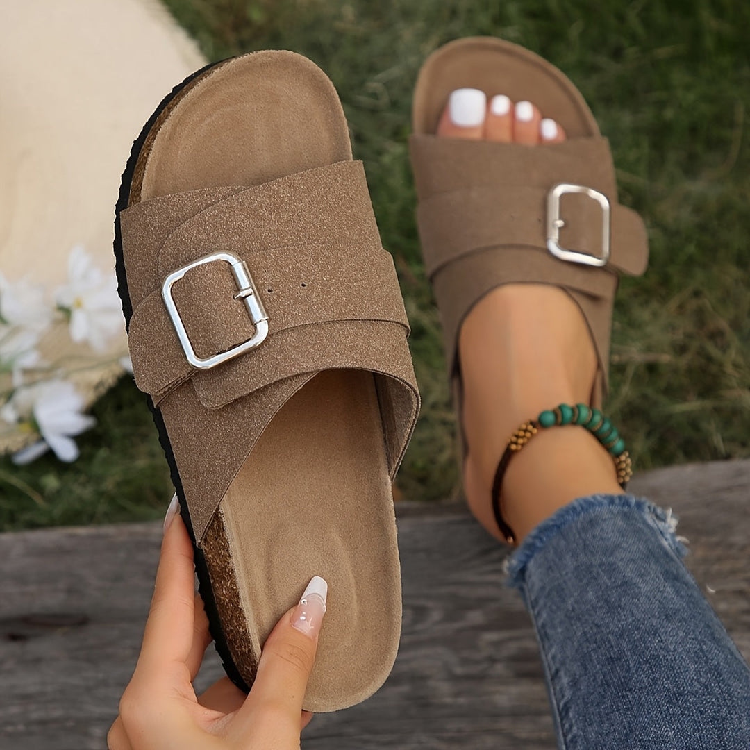Romana™ Everyday Buckle Slide Sandals