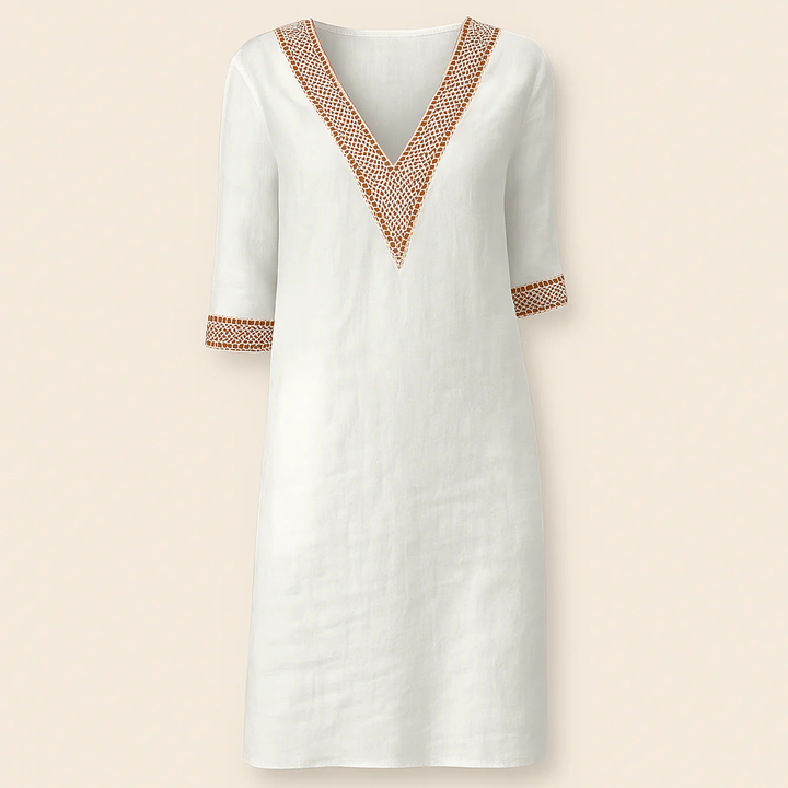 Brooke - Elegant Linen Dress