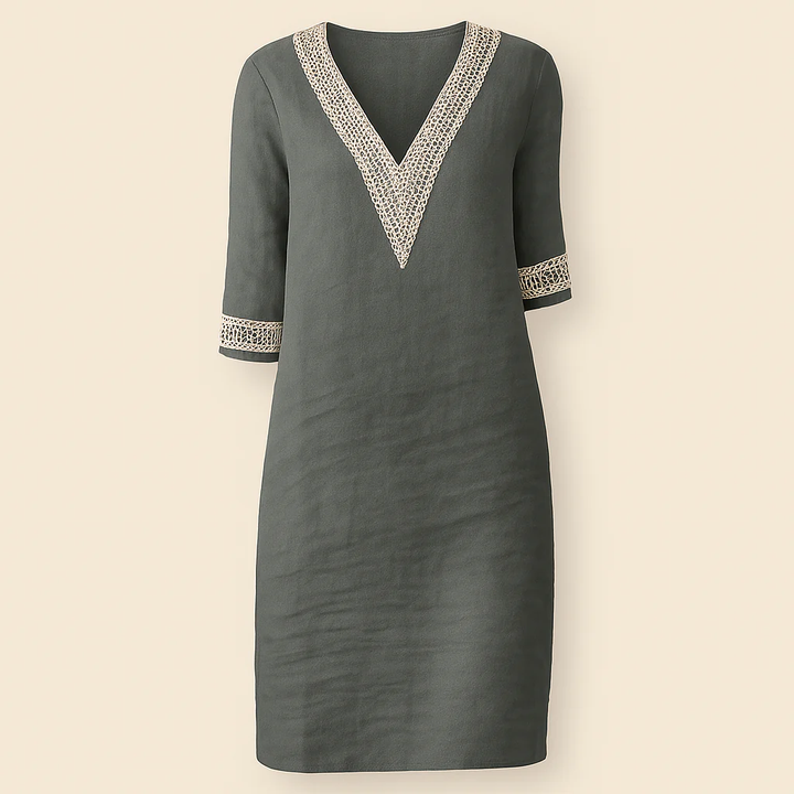 Brooke - Elegant Linen Dress