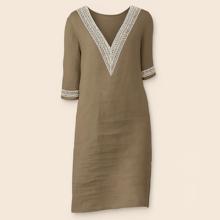 Brooke - Elegant Linen Dress