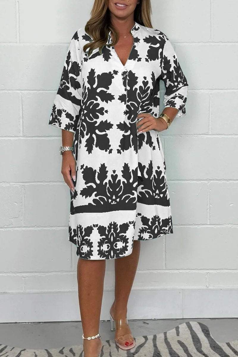 Aileen - Casual V-Neck Dress