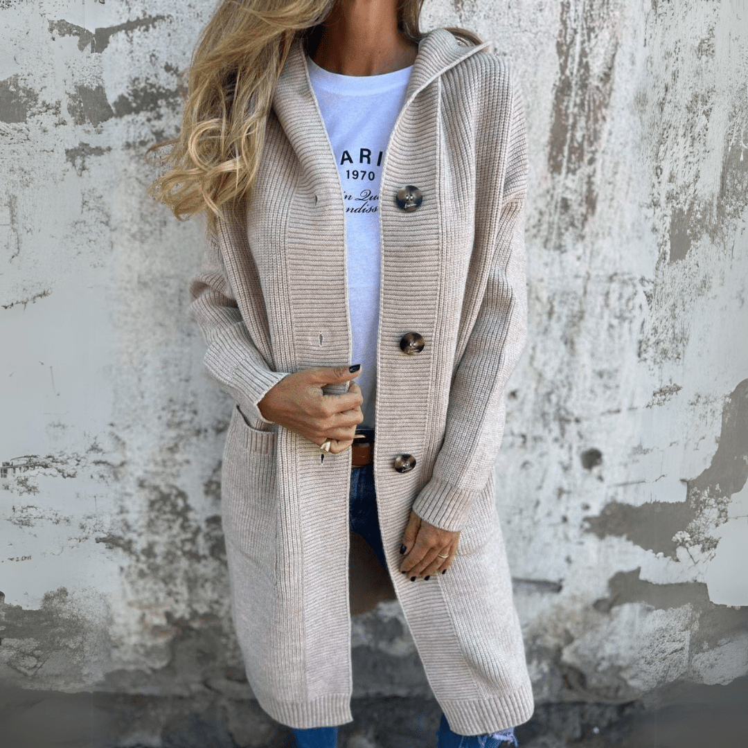 Lorène - Elegant long cardigan