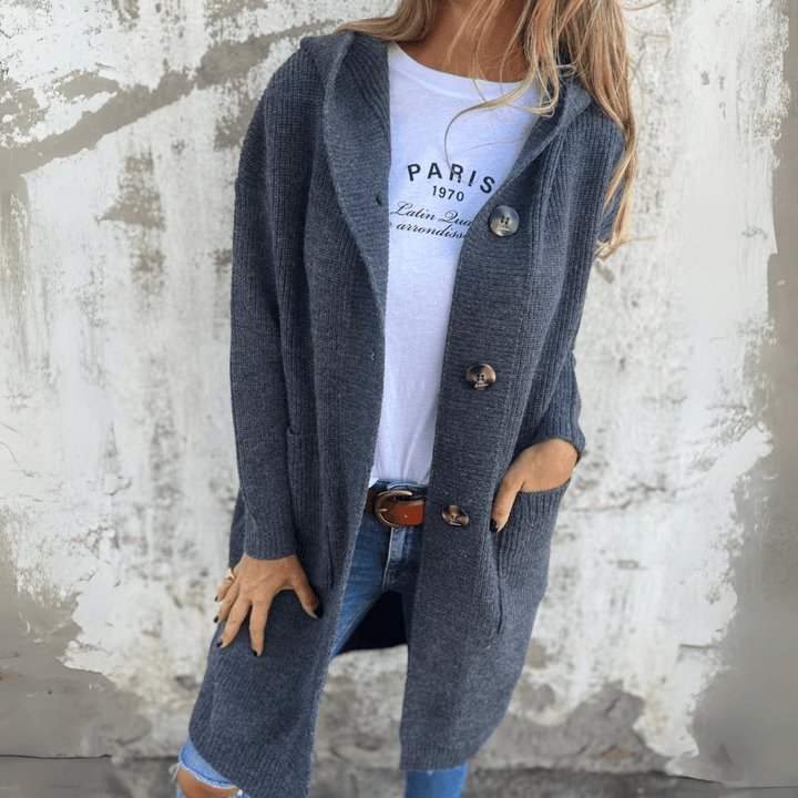 Lorène - Elegant long cardigan